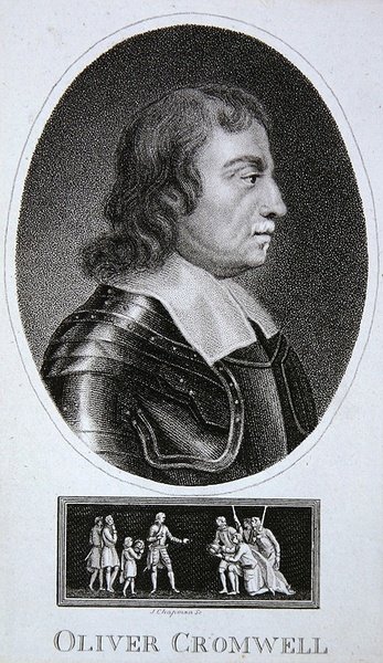 Oliver Cromwell (gravura) de School English