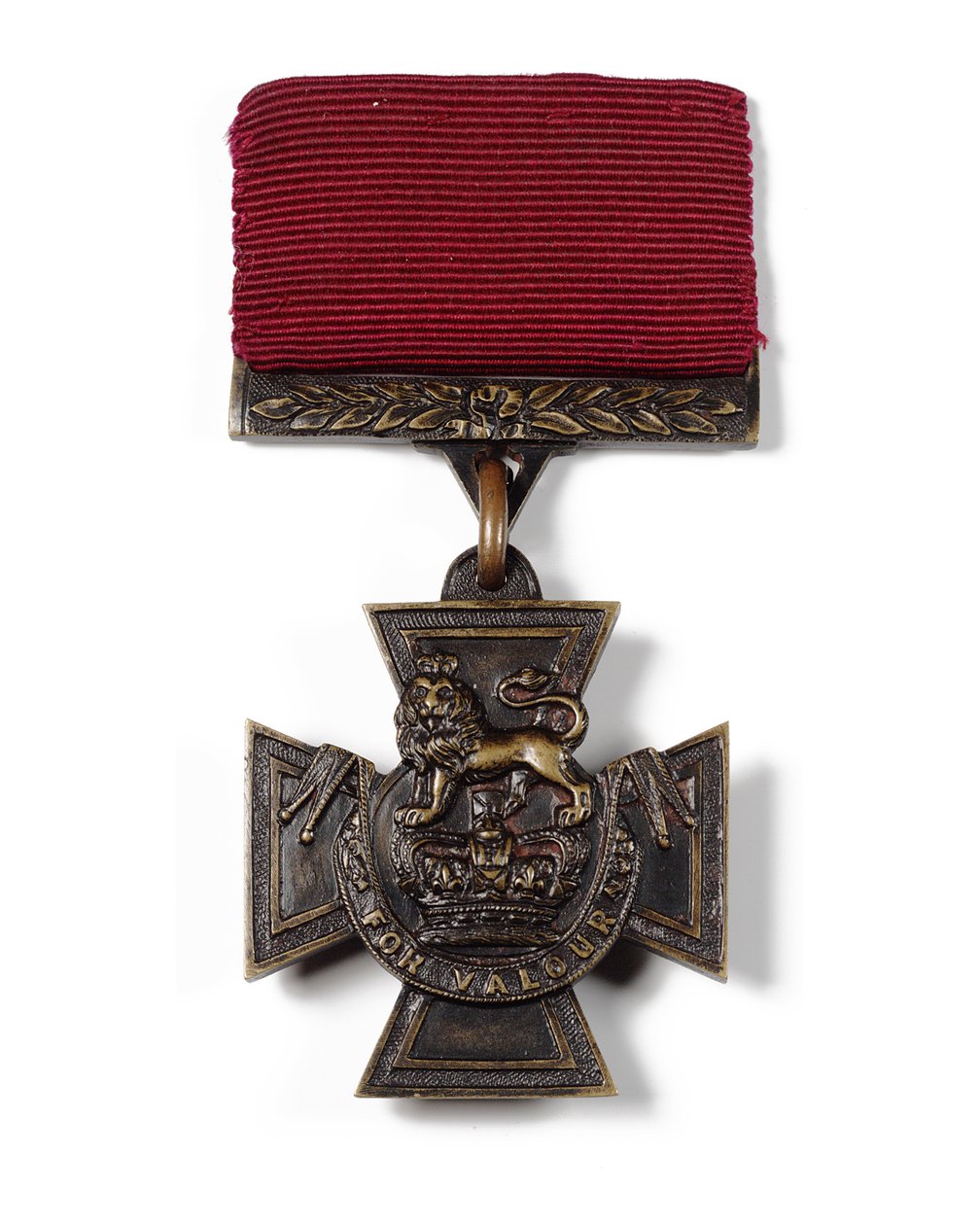Victoria Cross (bronze com fita de seda) de School English
