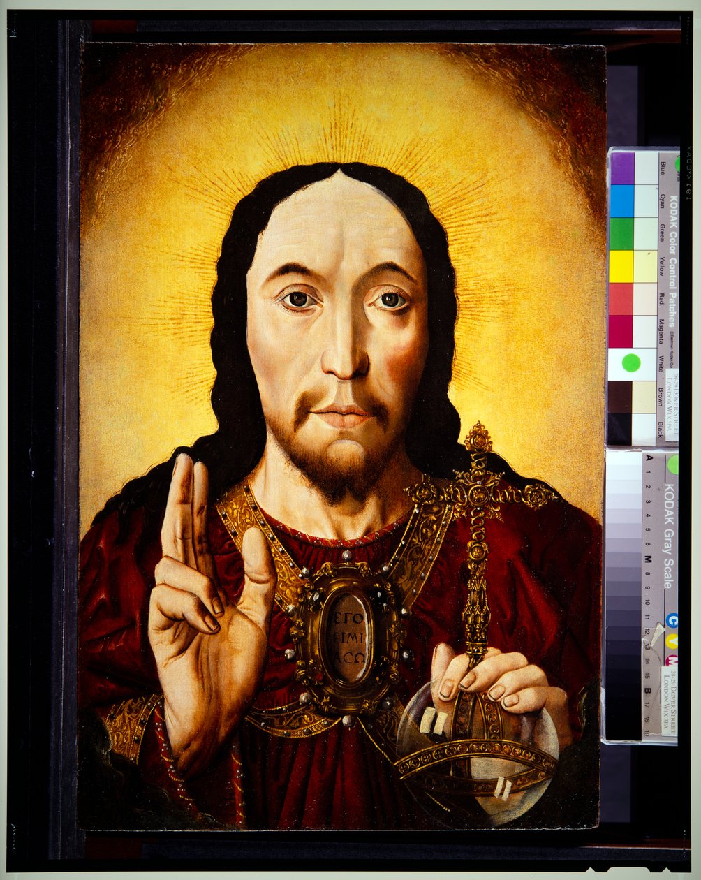 Cabeça de Cristo (pintura) de School Flemish