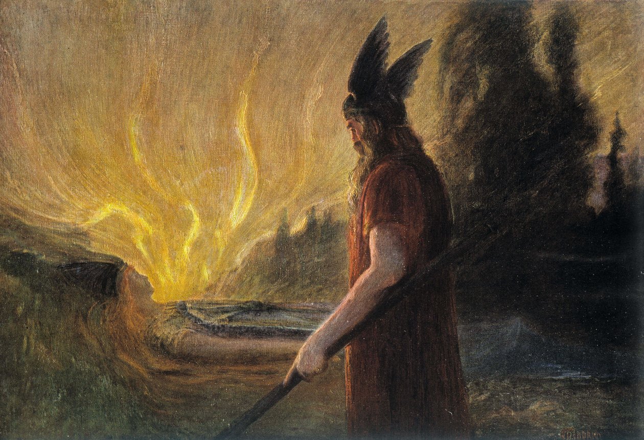 Deus Odin, imagem alemã de School German