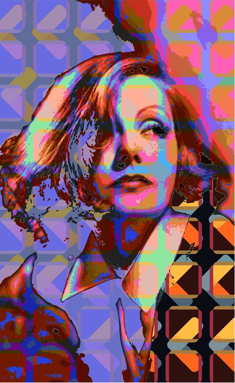 Greta Garbo (digital) de Scott J. Davis