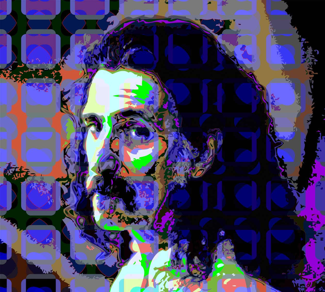 Frank Zappa (digital) de Scott J. Davis