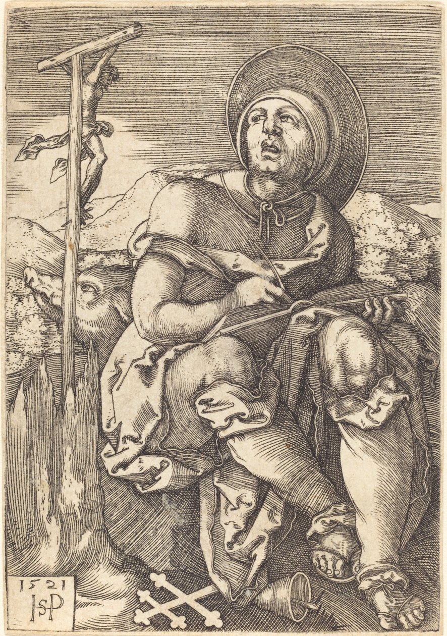 Santo Antônio, o Eremita de Sebald Beham