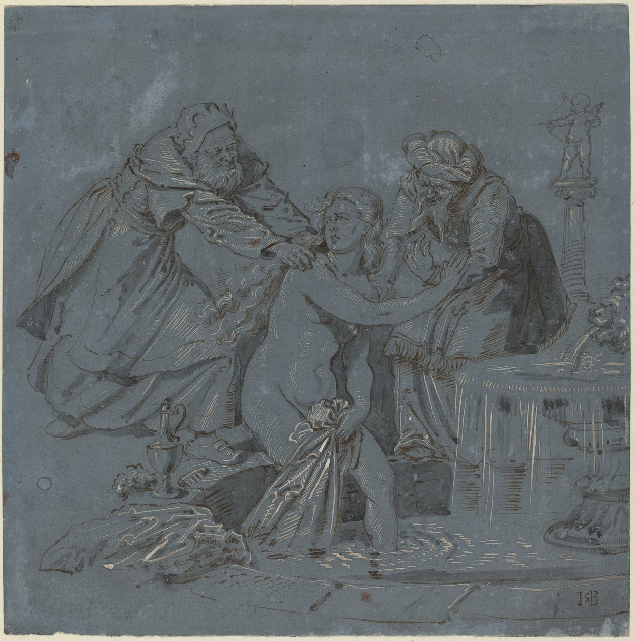 Susana e os Anciãos de Sebald Beham