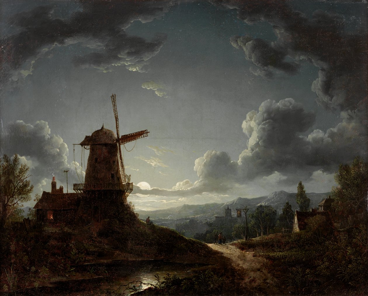 Paisagem ao luar de Sebastian Pether