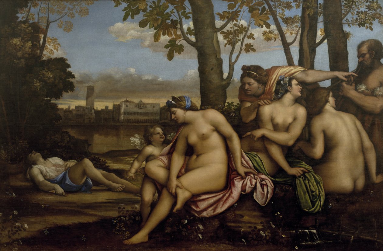 Morte de Adonis de Sebastiano del Piombo