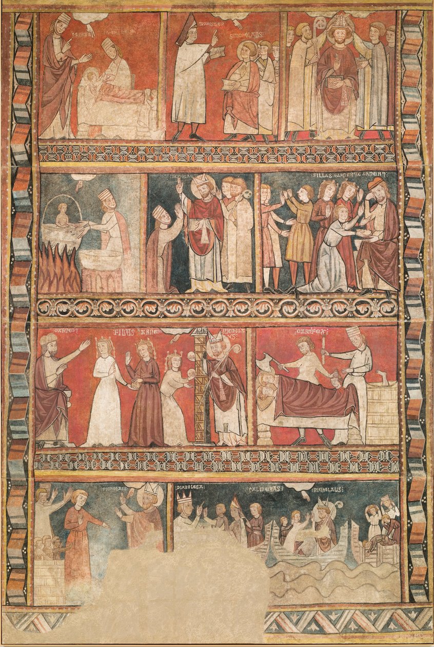 Vida de São Nicolau de Second Master of Bierge