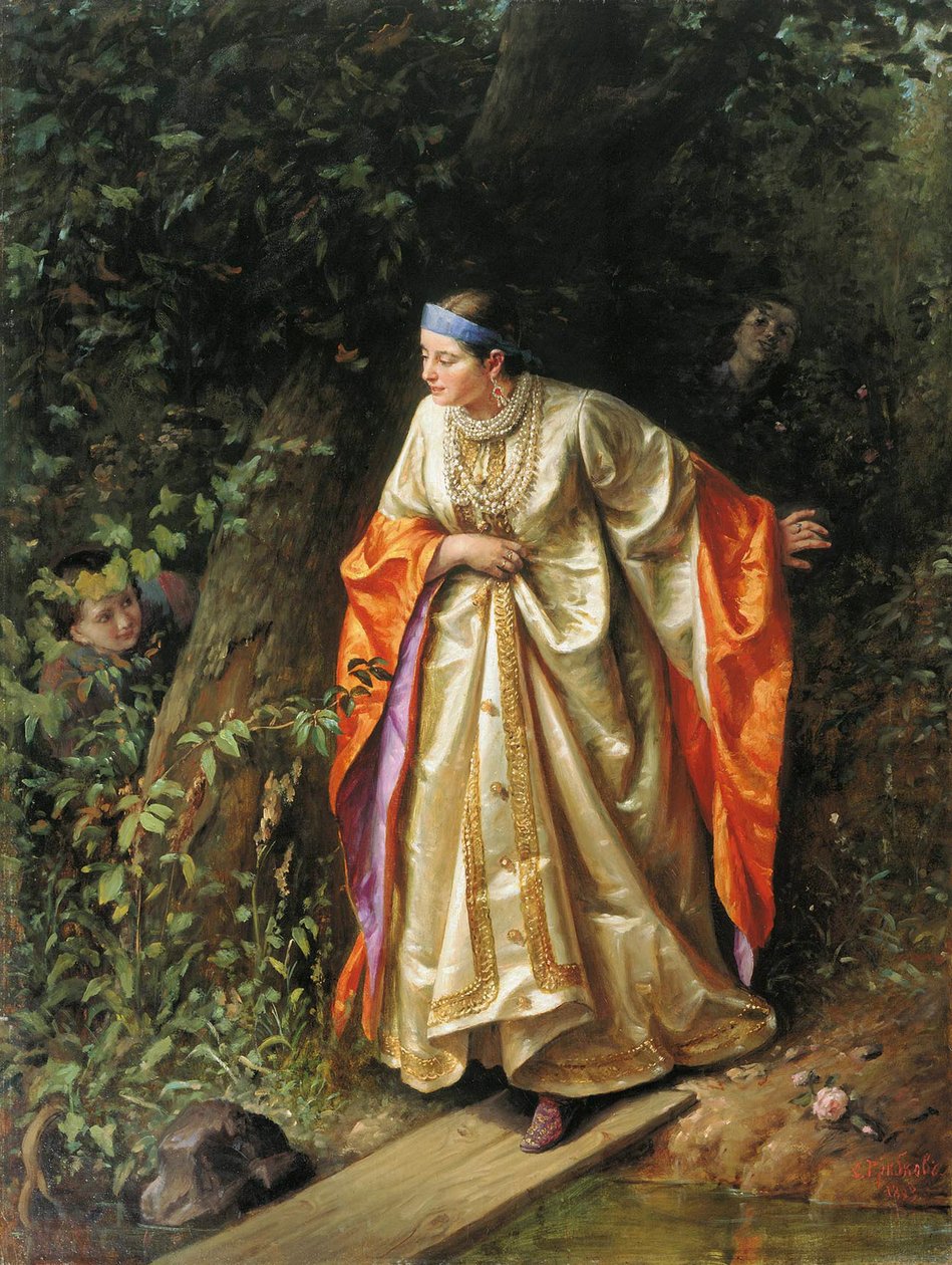 Hide and Seek, 1893. de Sergei Gribkov