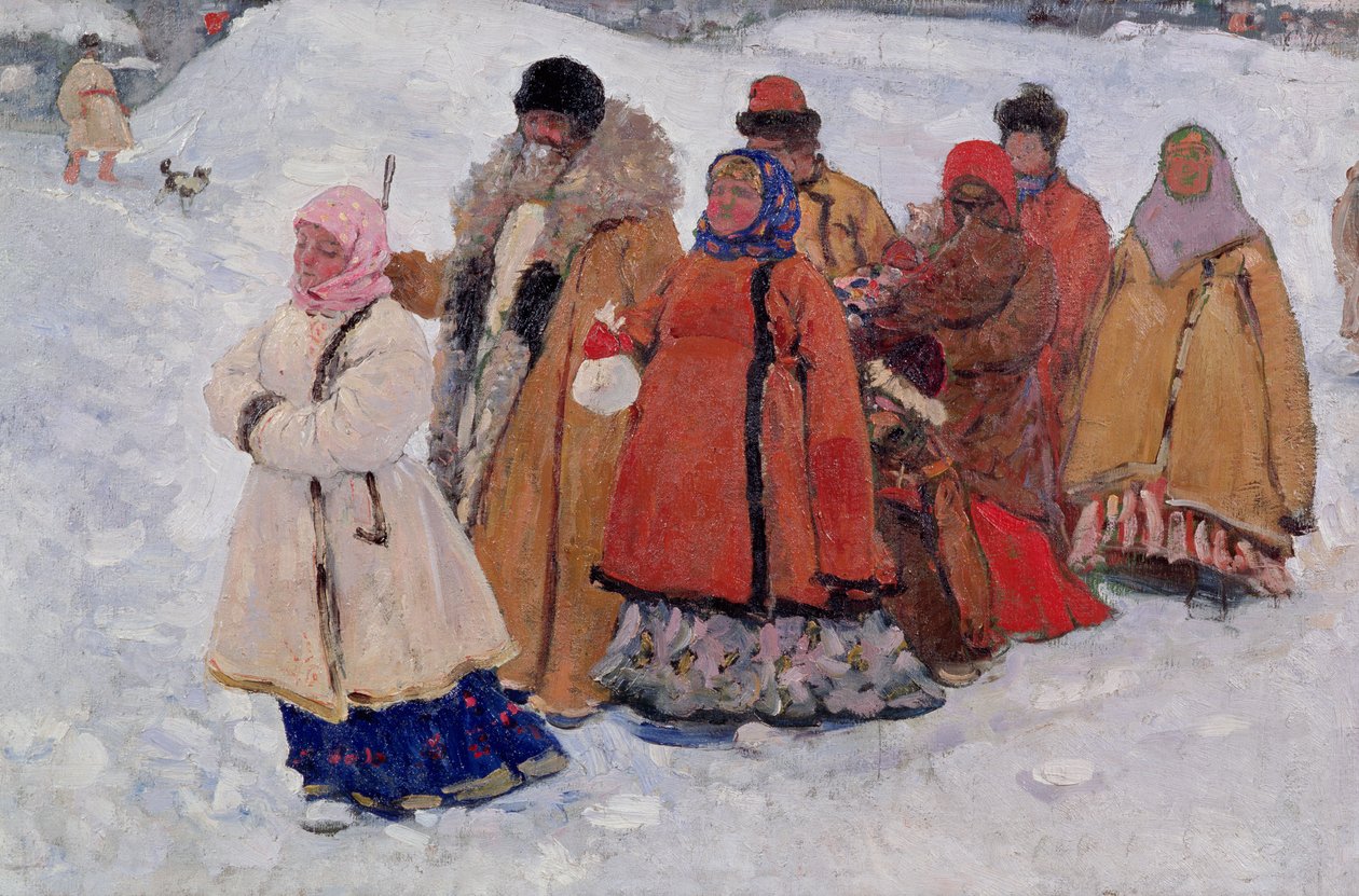 Uma família de 1909 de Sergej Vasilevic Ivanov