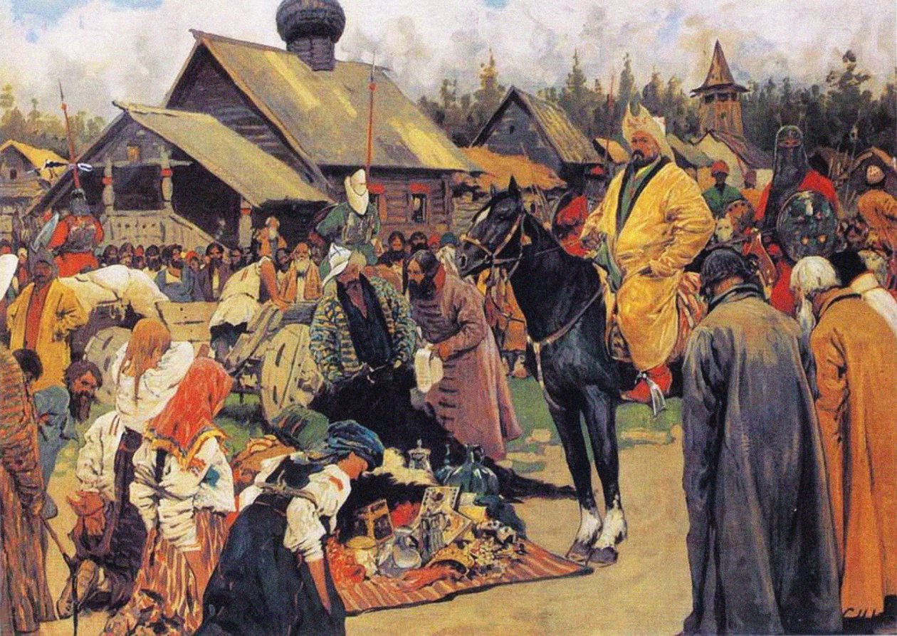 Os Baskaks, 1909 de Sergej Vasilevic Ivanov