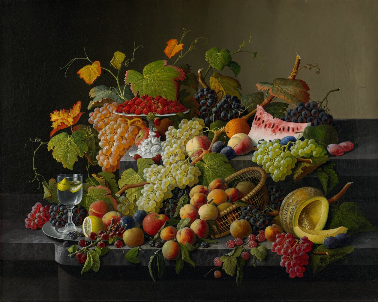 Fruto Abundante, 1858 de Severin Roesen