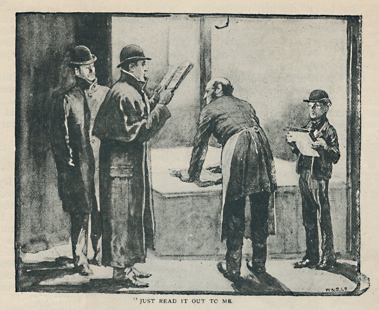 Basta ler para mim, 1892 de Sidney Paget