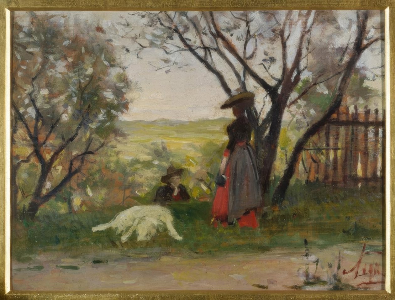 A amante do jardim de Silvestro Lega