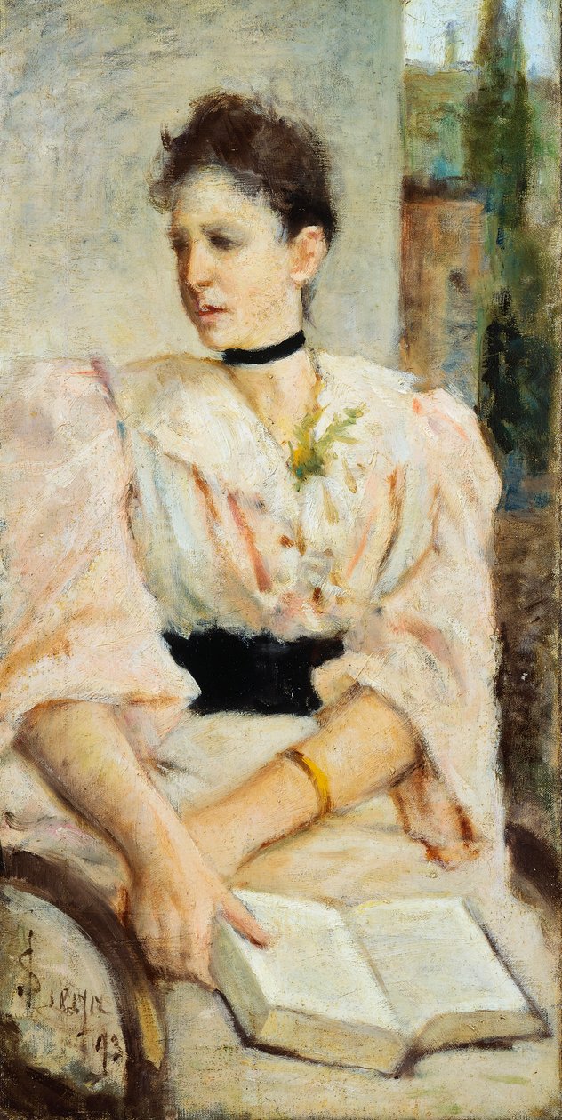 Retrato de Paola Bandini de Silvestro Lega