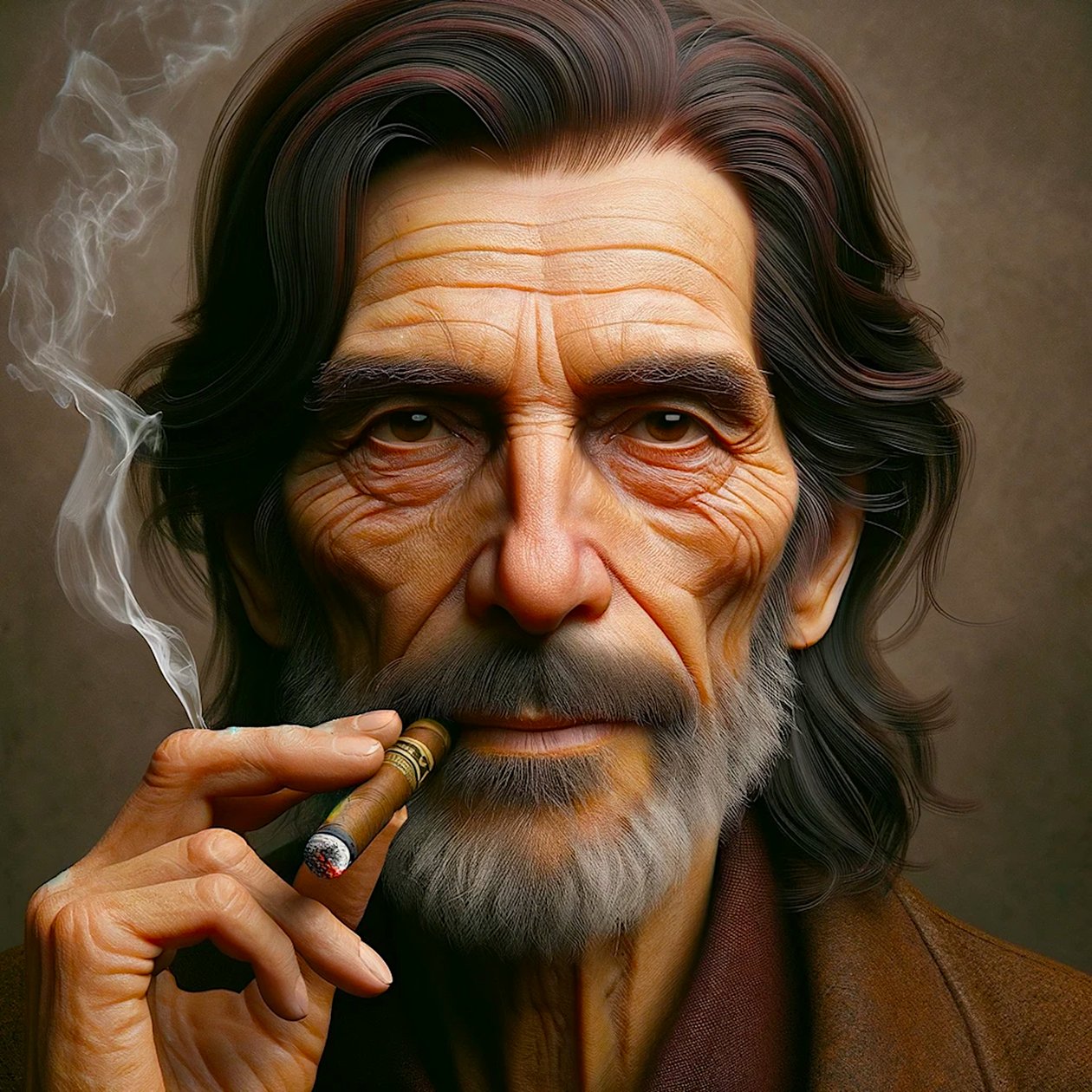 Albert-"AI-moulded years of life: retratos da intemporalidade" de Silvia Martini