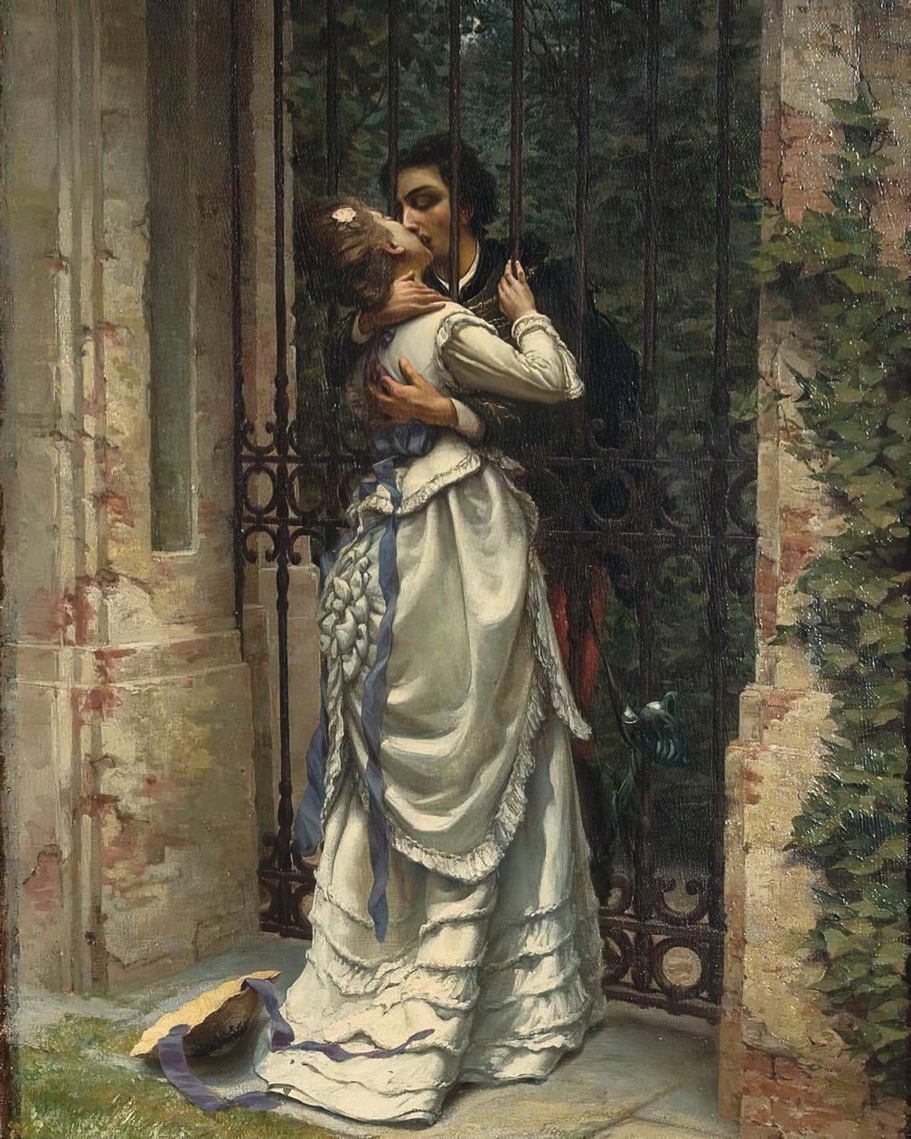 O beijo, 1910. de Silvio Allason