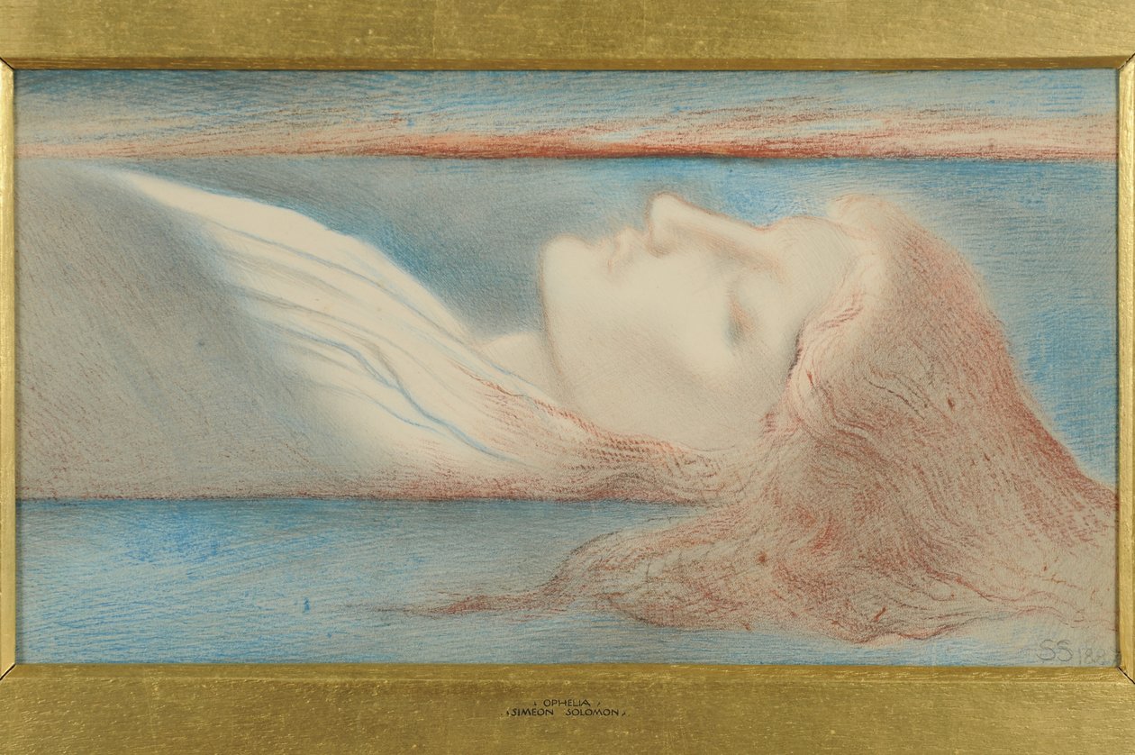 Ofélia, 1887 de Simeon Solomon