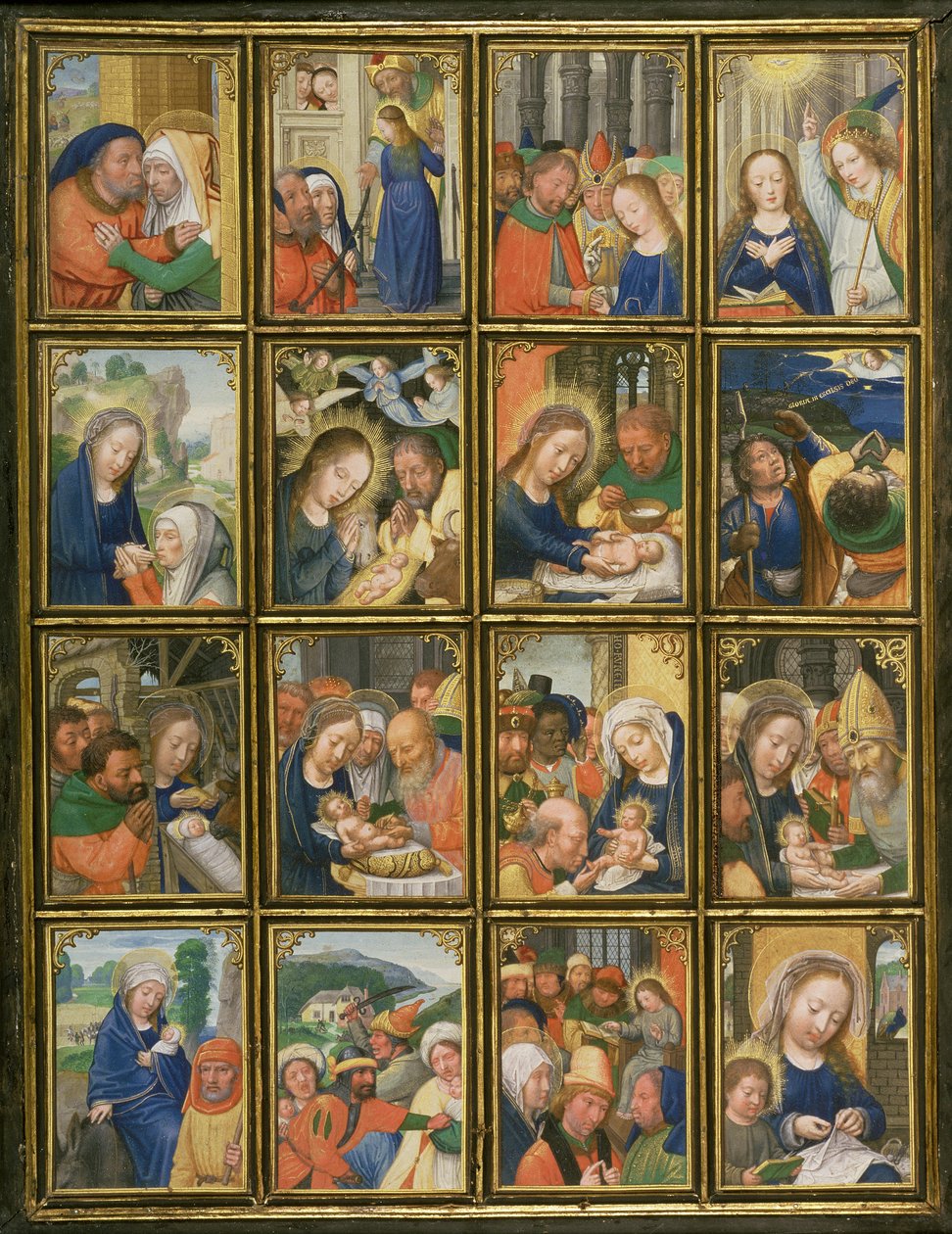 Vida da Virgem, do &39;Stein Quadriptych&39; de Simon Bening