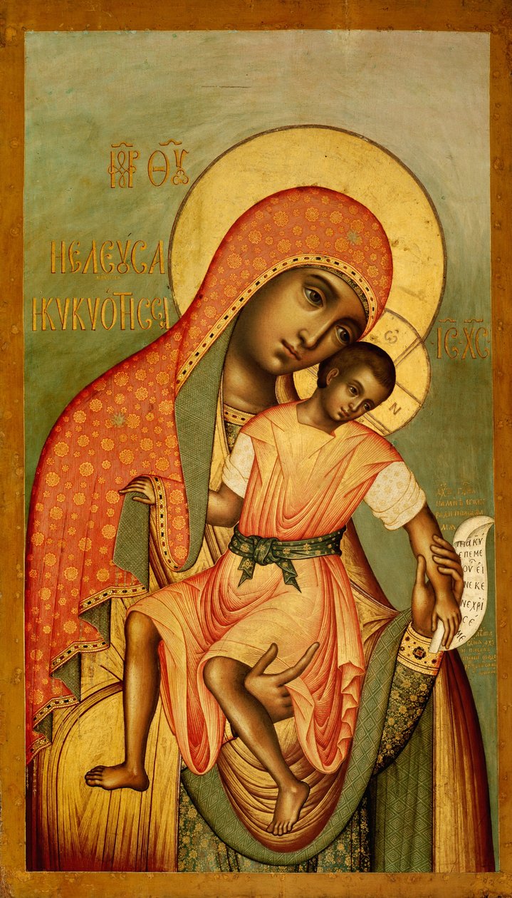 Virgin Eleousa de Kykkos de Simon Ushakov