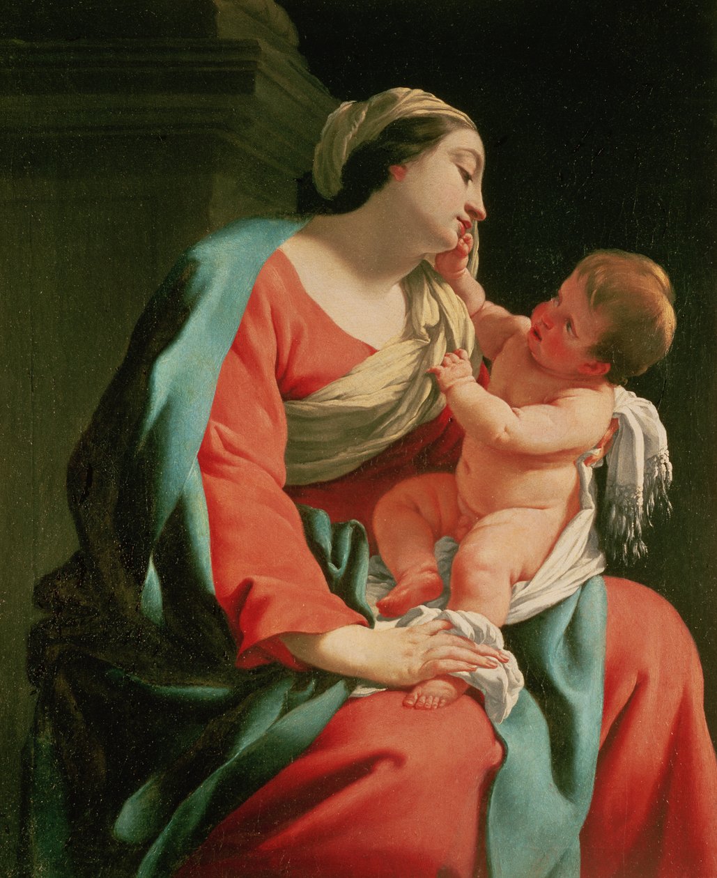 Madonna e criança de Simon Vouet
