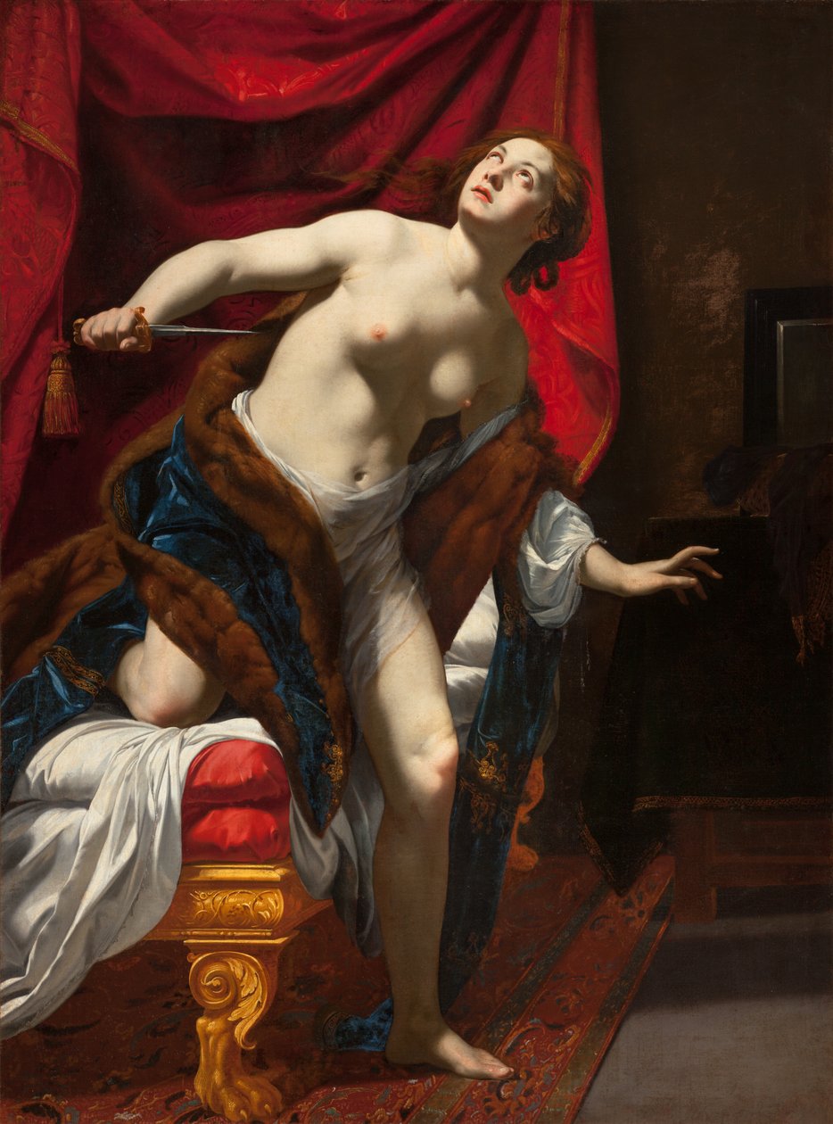 Suicídio de Lucrece, c.1625 de Simon Vouet