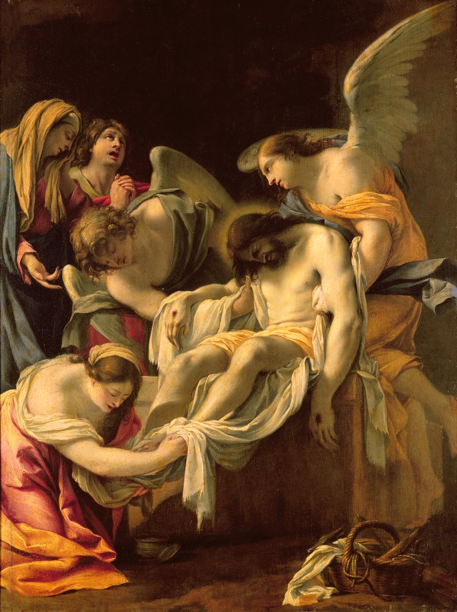 O Entombment de Simon Vouet
