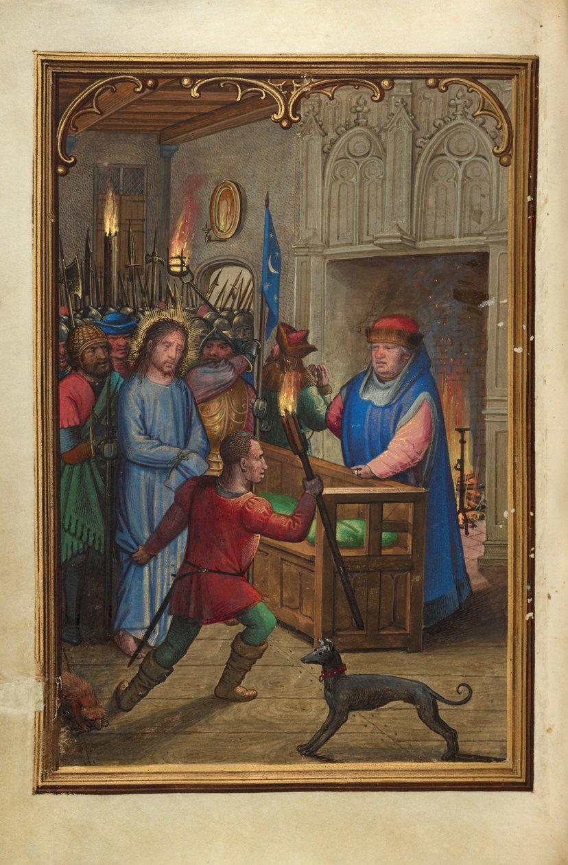 Cristo perante Anás de Simon Bening