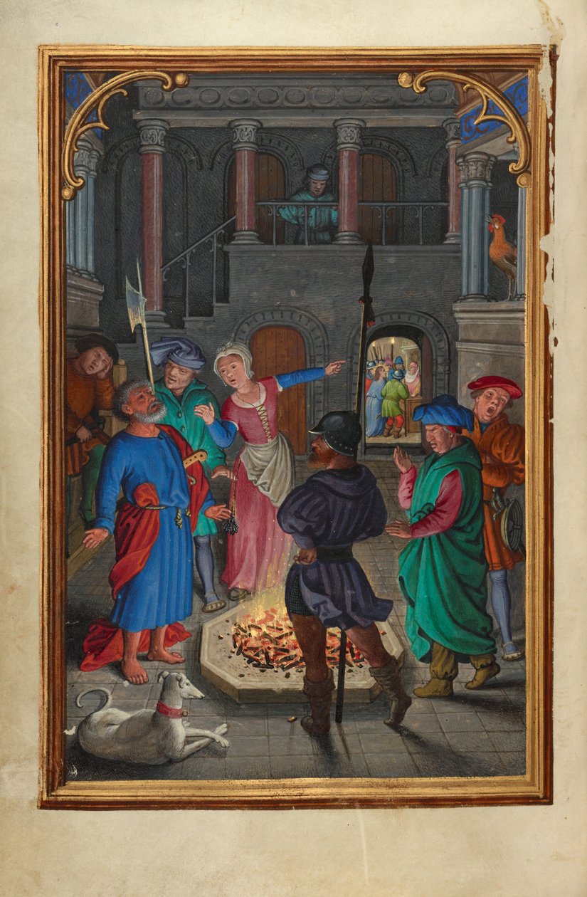 A negação de São Pedro de Simon Bening