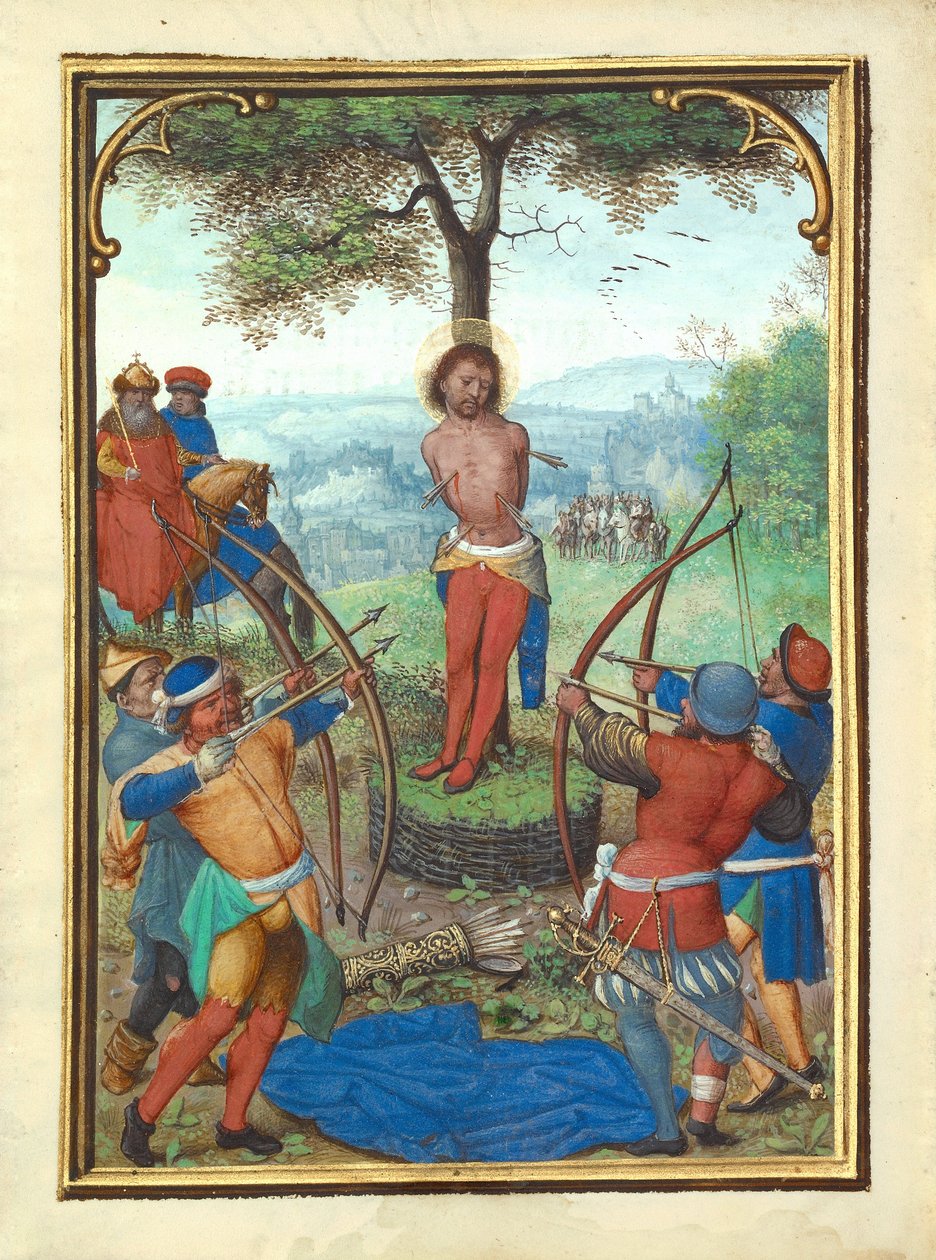 O Martírio de São Sebastião de Simon Bening