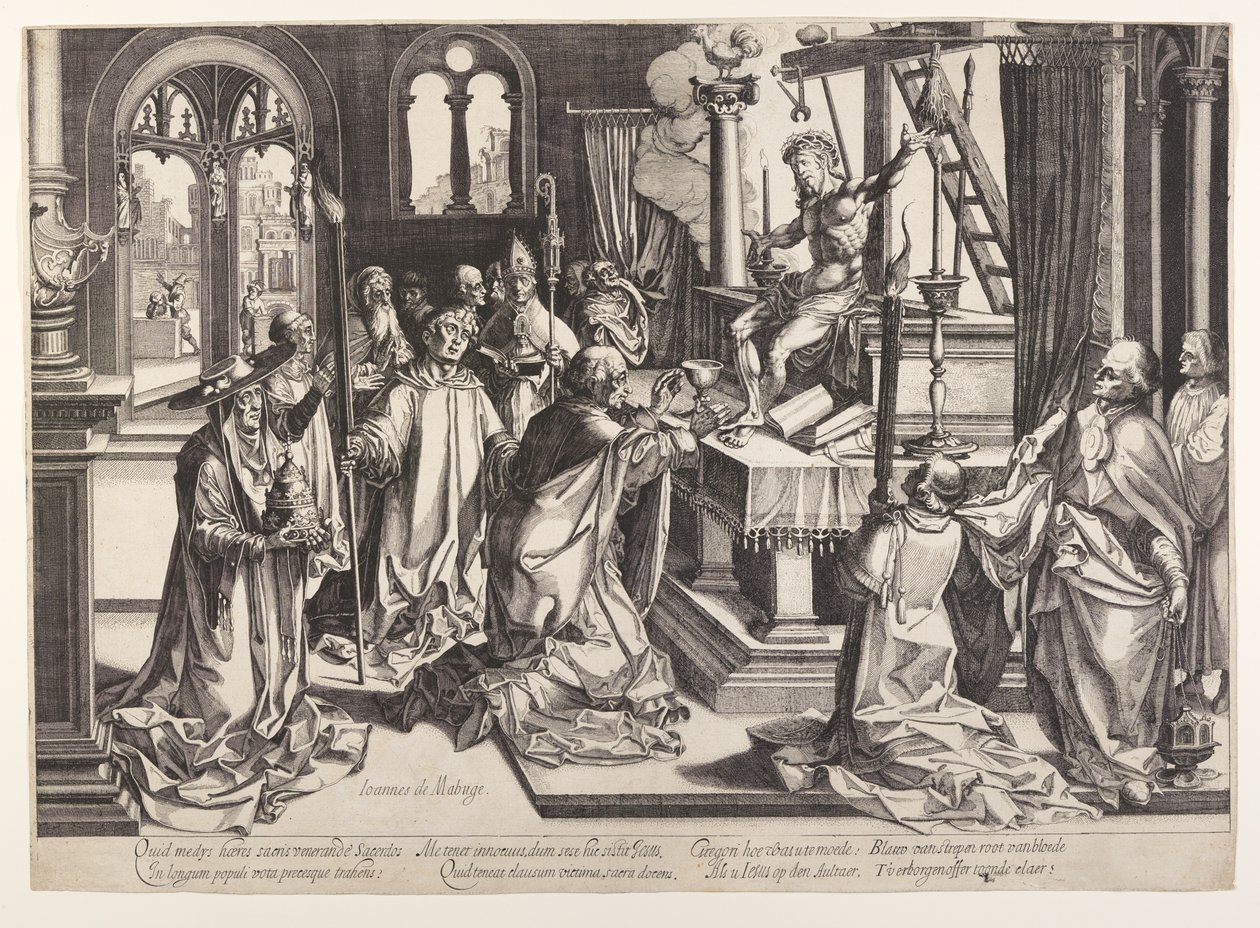 A missa de São Gregório de Simon Frisius