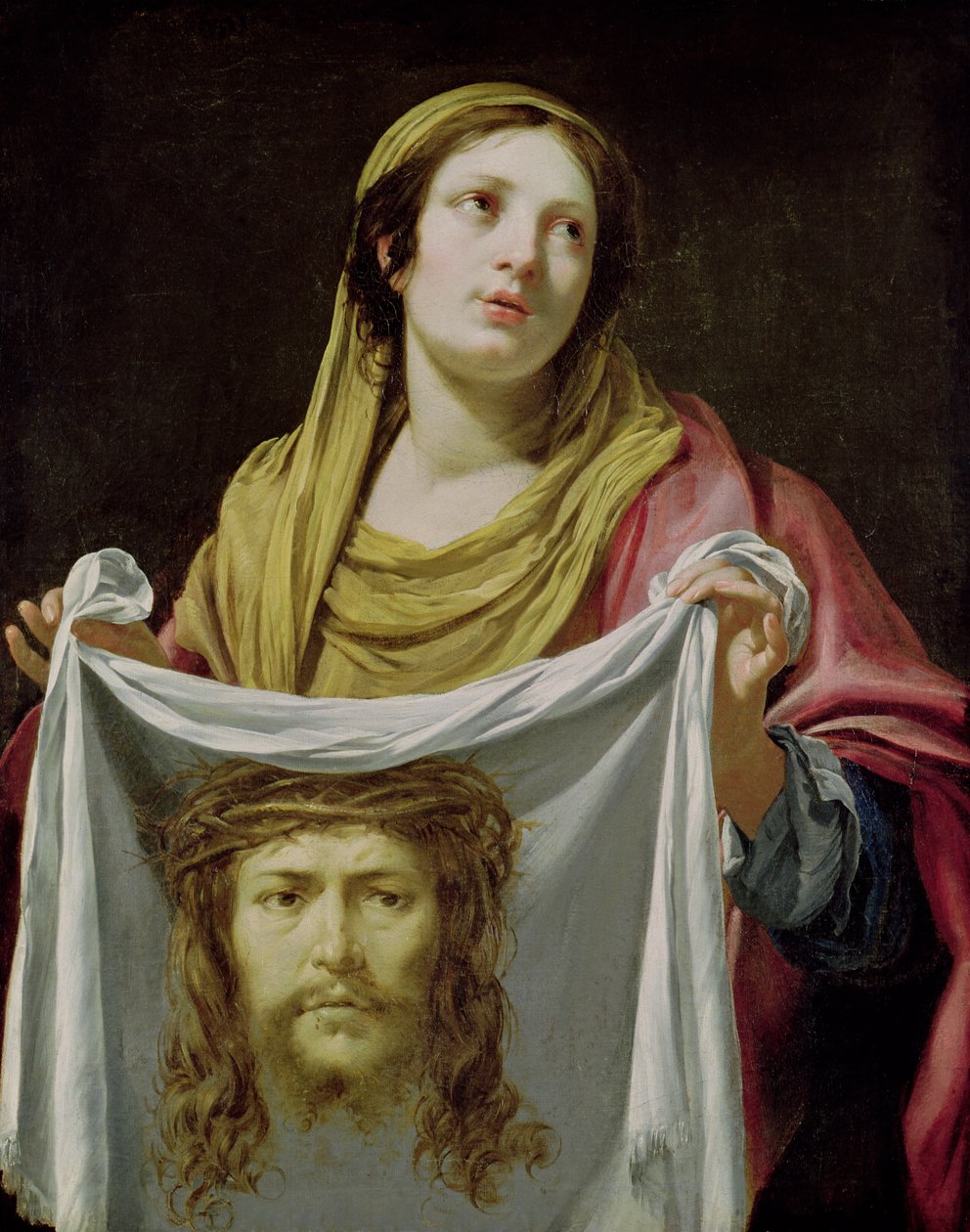 Santa Verônica Segurando o Santo Sudário de Simon Vouet