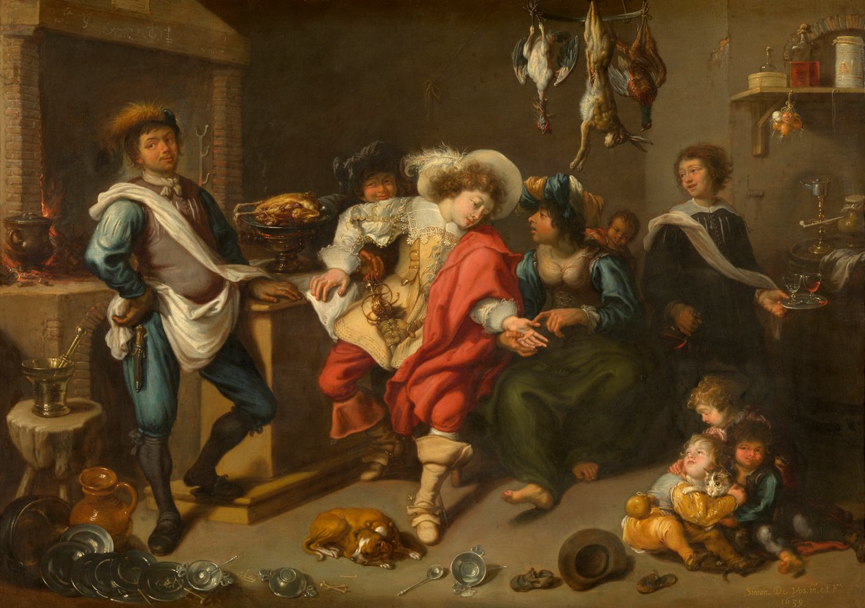 Gipsy (óleo sobre cobre) de Simon de Vos