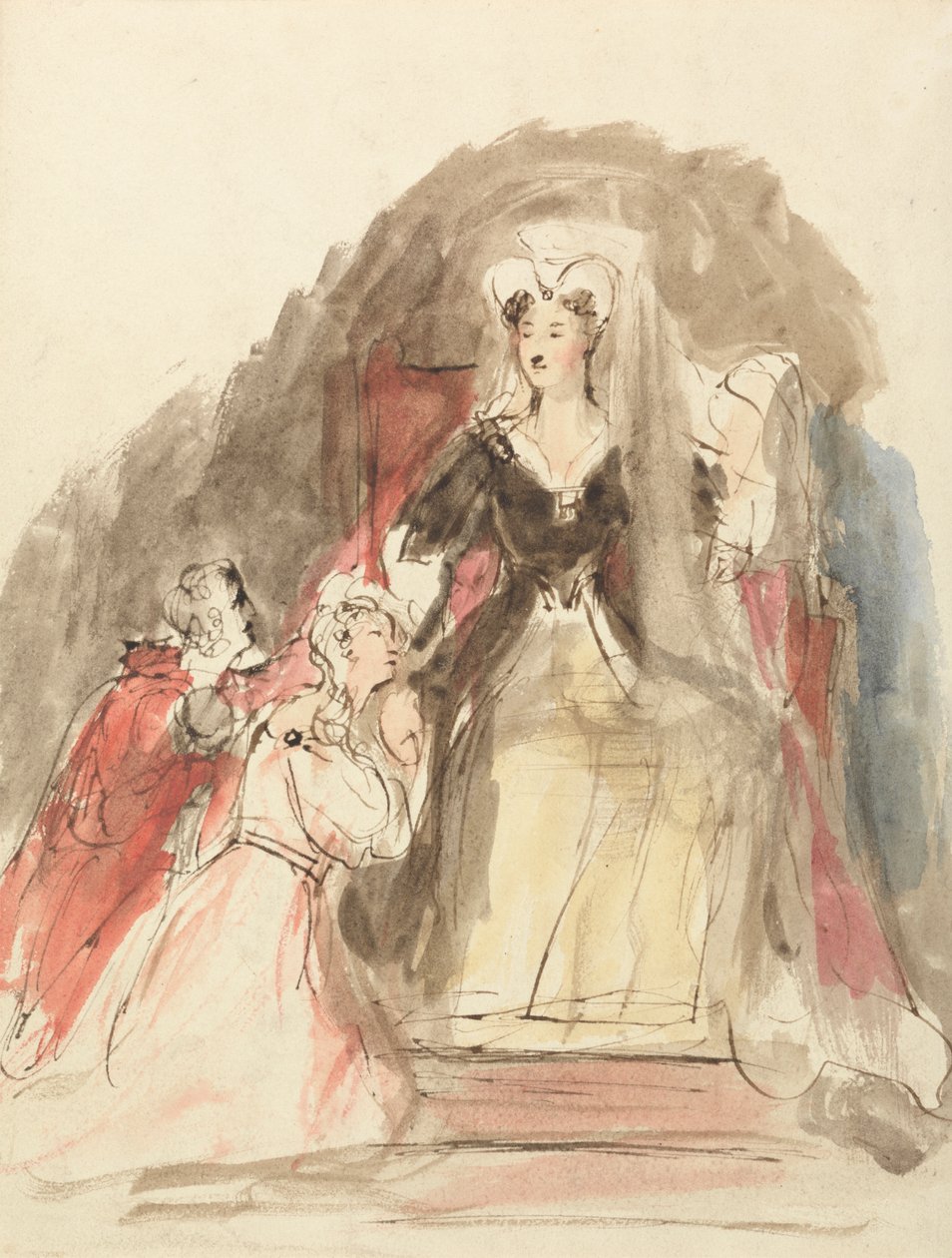 Uma Cena de "O Abade" de Sir David Wilkie