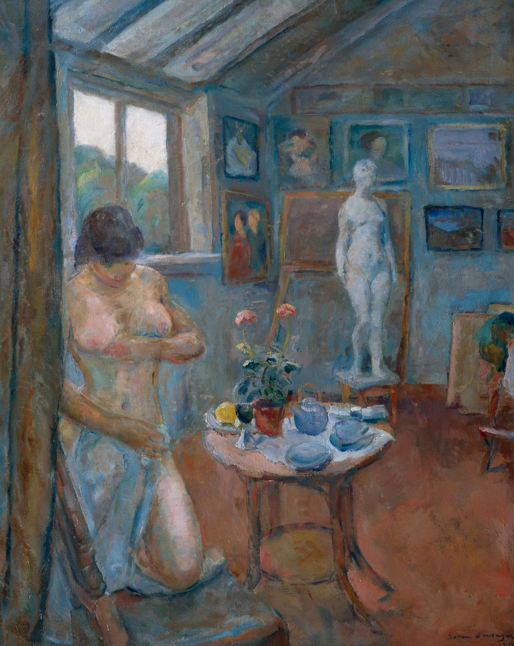 Interior do estúdio de Soren Onsager