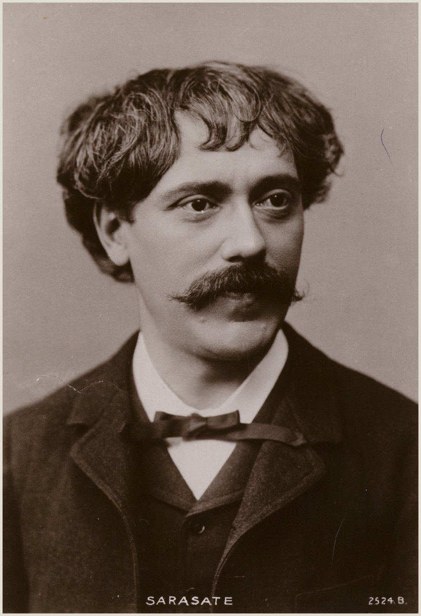 Retrato de Pablo de Sarasate de Spanish Photographer