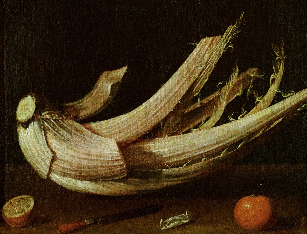 Cardo, laranjas e faca de Spanish School