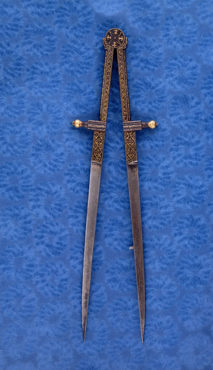 Divisores Stiletto (latão) de Spanish School