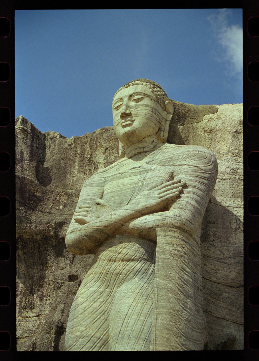 Buda em pé, Gal Vihara (granito) de Sri Lankan
