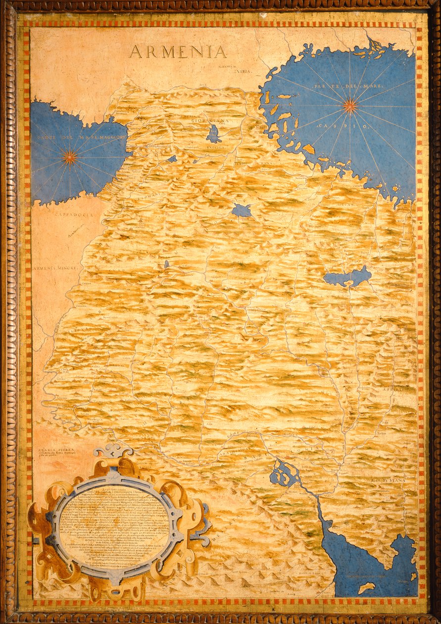 Mapa, de, arménia de Stefano Bonsignori