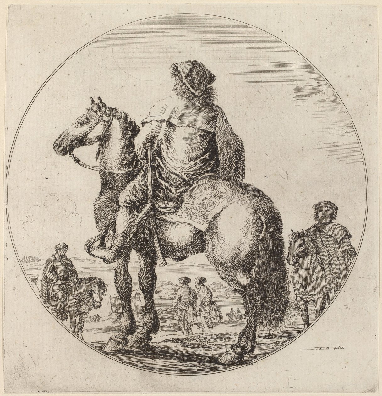 paisagem de Stefano della Bella
