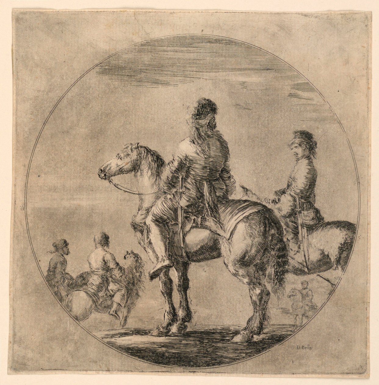 Cavaleiros poloneses de Stefano della Bella