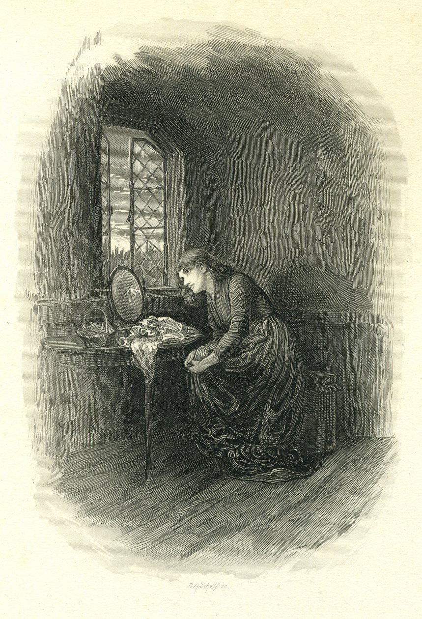 Pouco Dorrit - Amy Dorrit By Window de Stephen Alonzo Schoff