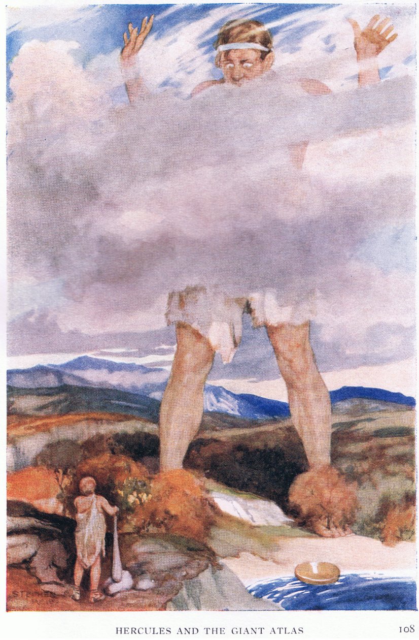 Hércules e o Atlas gigante de Stephen Reid