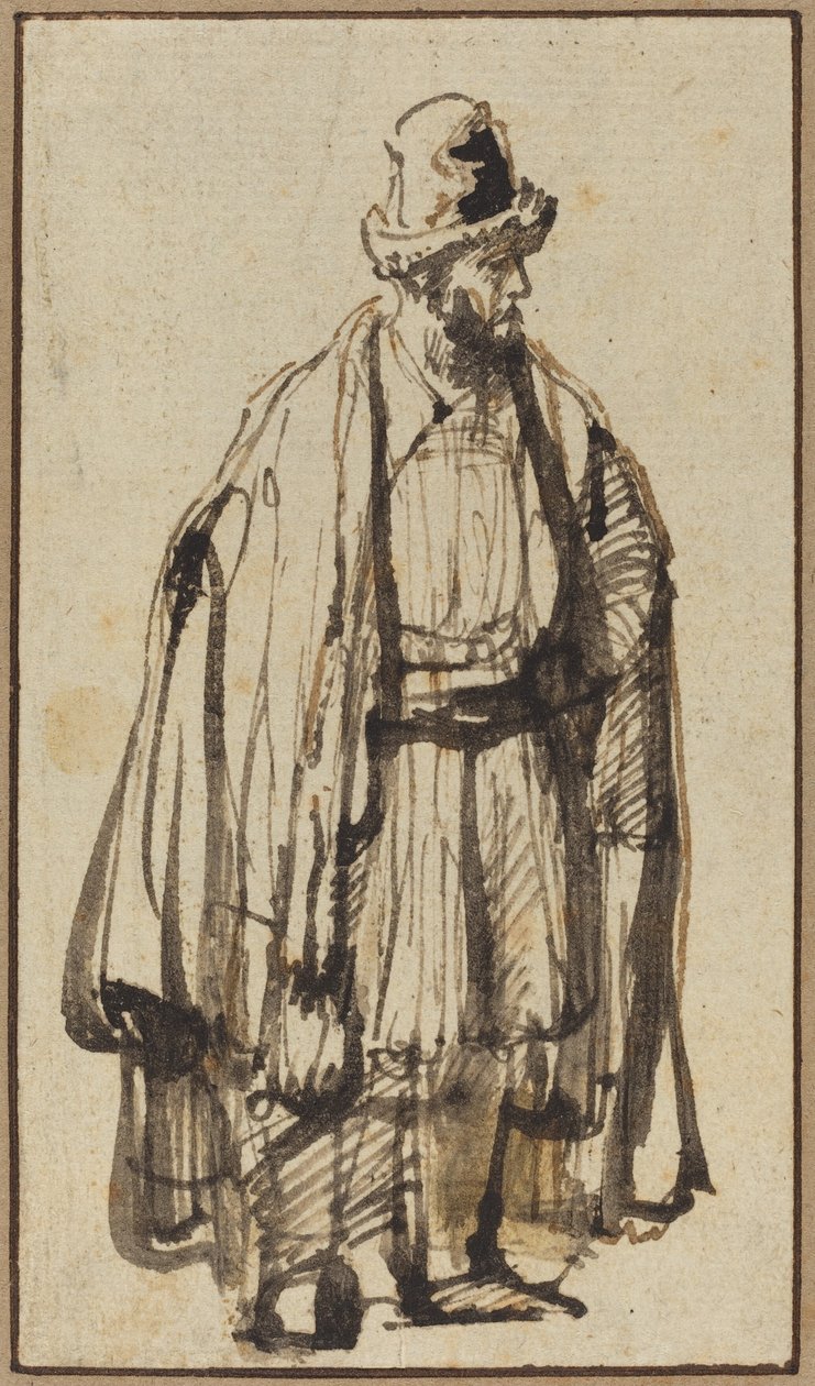 Um oriental de Style of Rembrandt van Rijn
