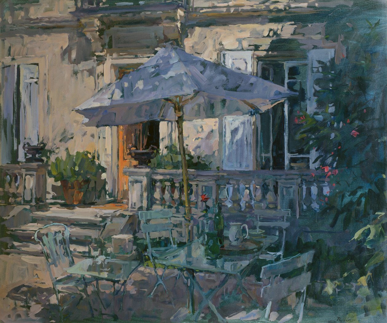 Parasol e Rosa Vermelha, 1998 de Susan Ryder