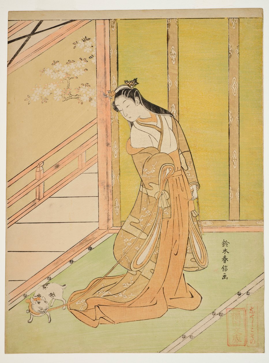 Princesa Sannomiya de Suzuki Harunobu