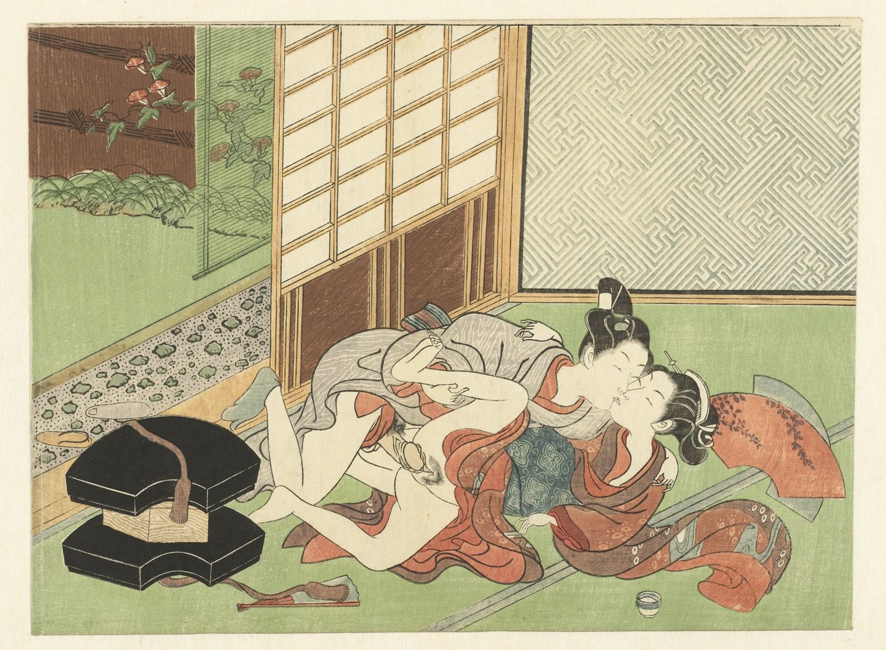Amo o casal em tatames. de Suzuki Harunobu