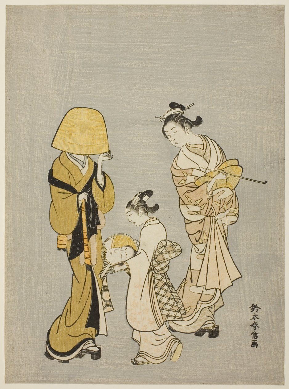 O rosto no espelho de Suzuki Harunobu