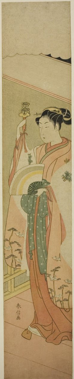 A Dança Kagura de Suzuki Harunobu
