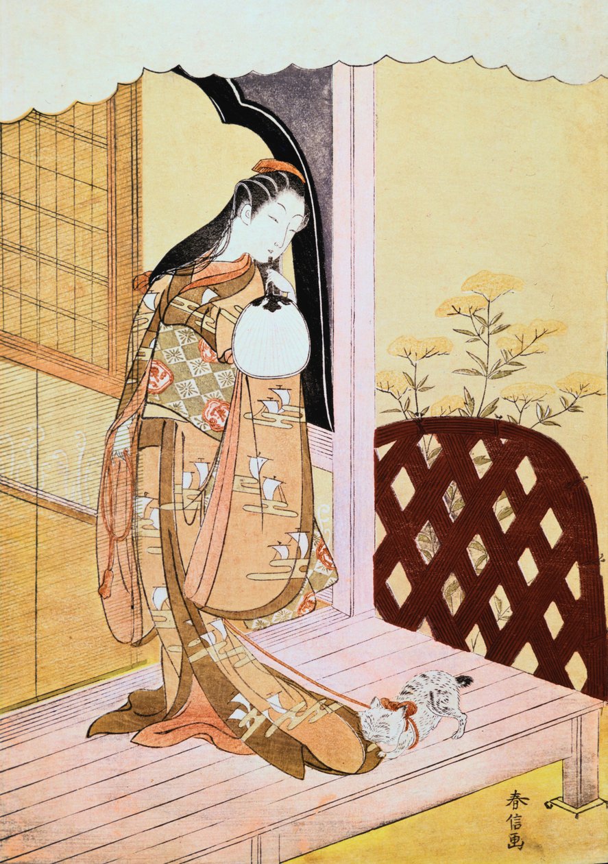 A princesa Nyosan, 1765 de Suzuki Harunobu